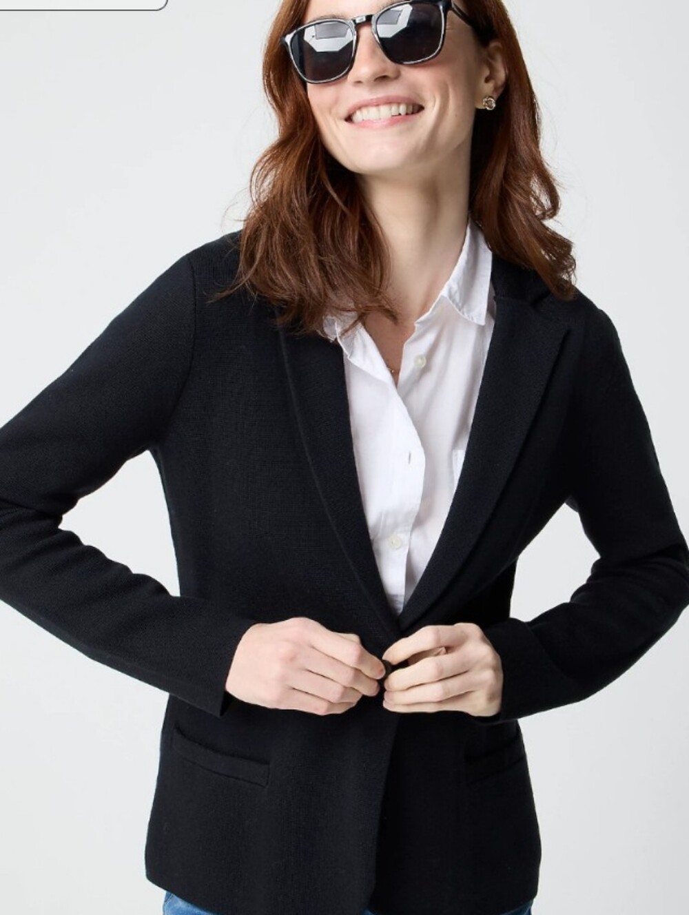 J. Crew Merino Wool Sweater Blazer